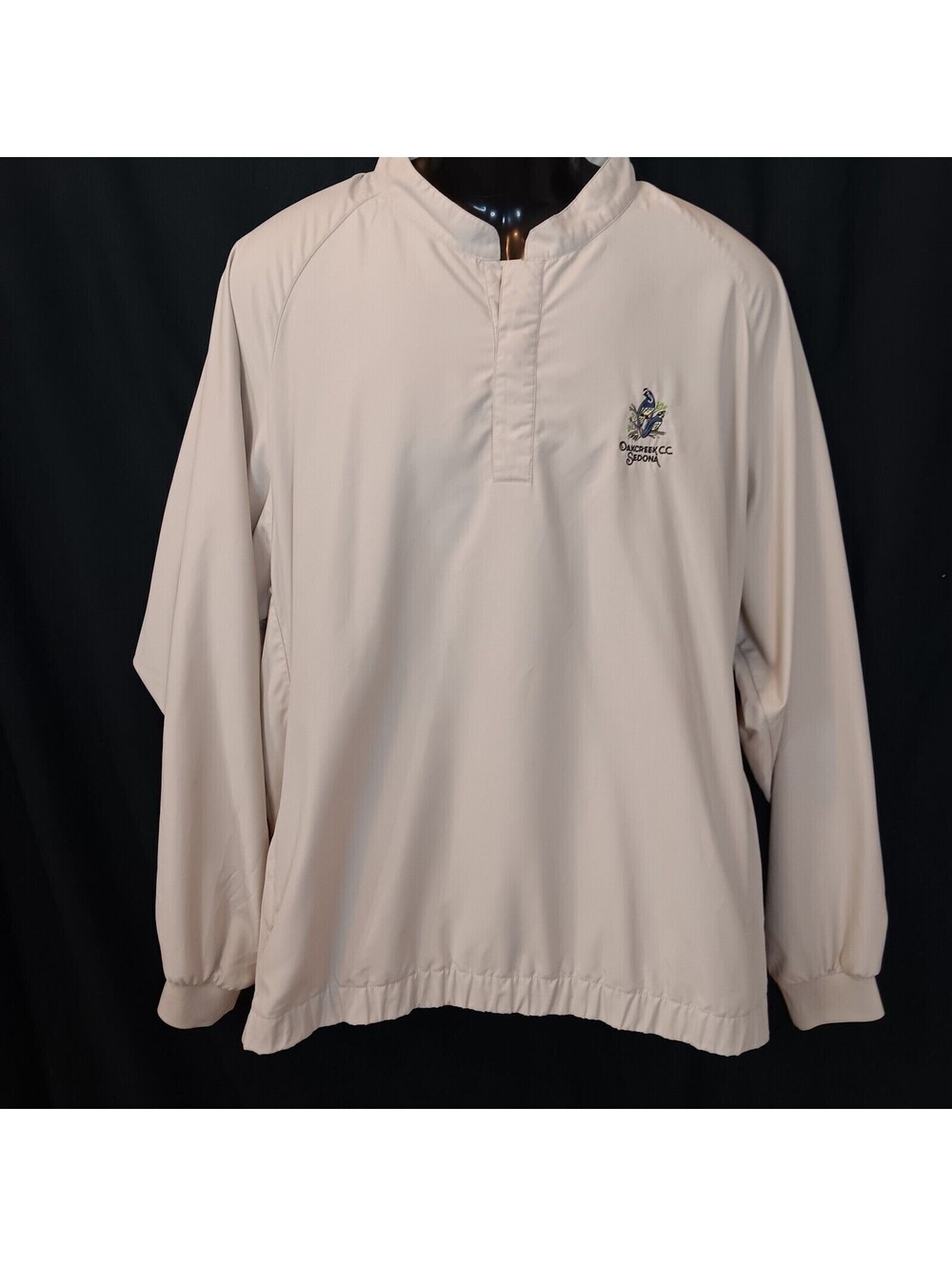 FootJoy Beige Performance Pullover Jacket